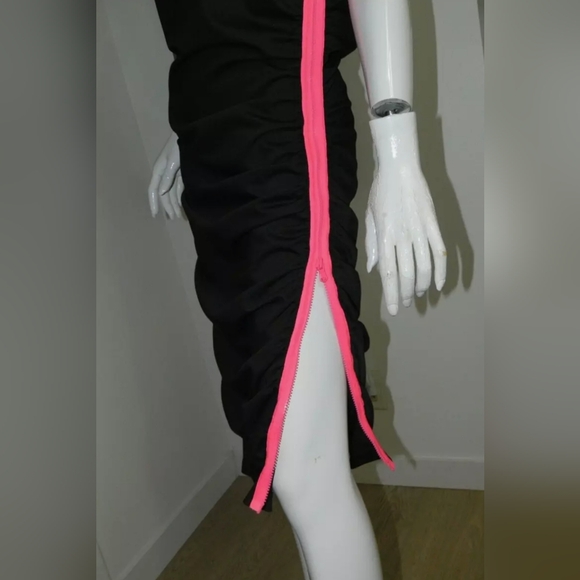 Rachel Roy Black draped dress - Picture 7 of 12